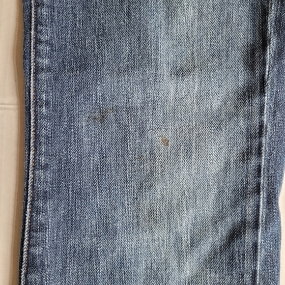 Boot cut jeans 7 For All Mankind 7FAM distressed stretch denim pants low rise 29 - Picture 16 of 16
